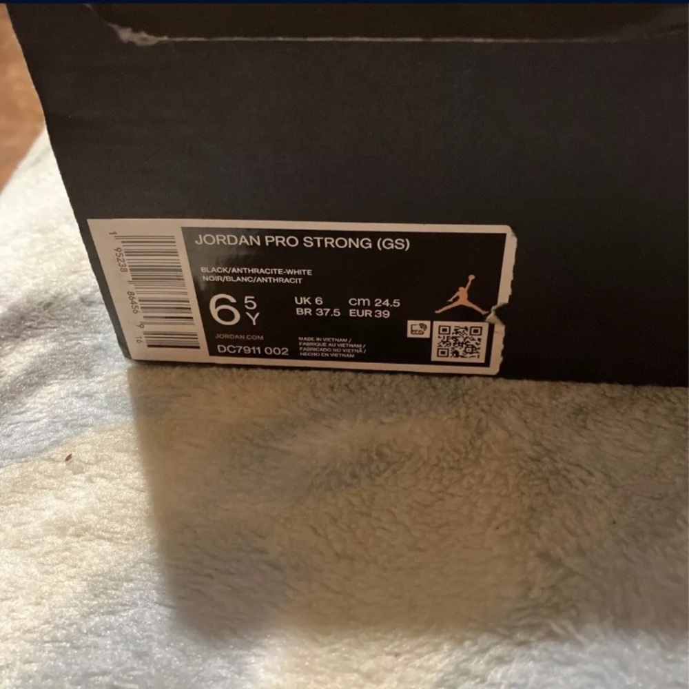 Jordan Pro Strong Black White